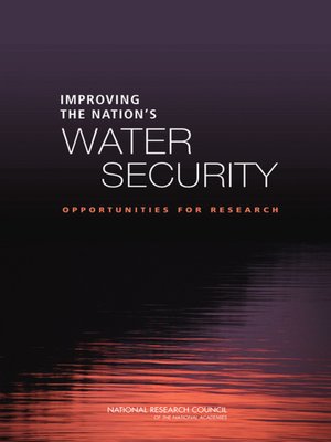 cover image of Improving the Nation's Water Security